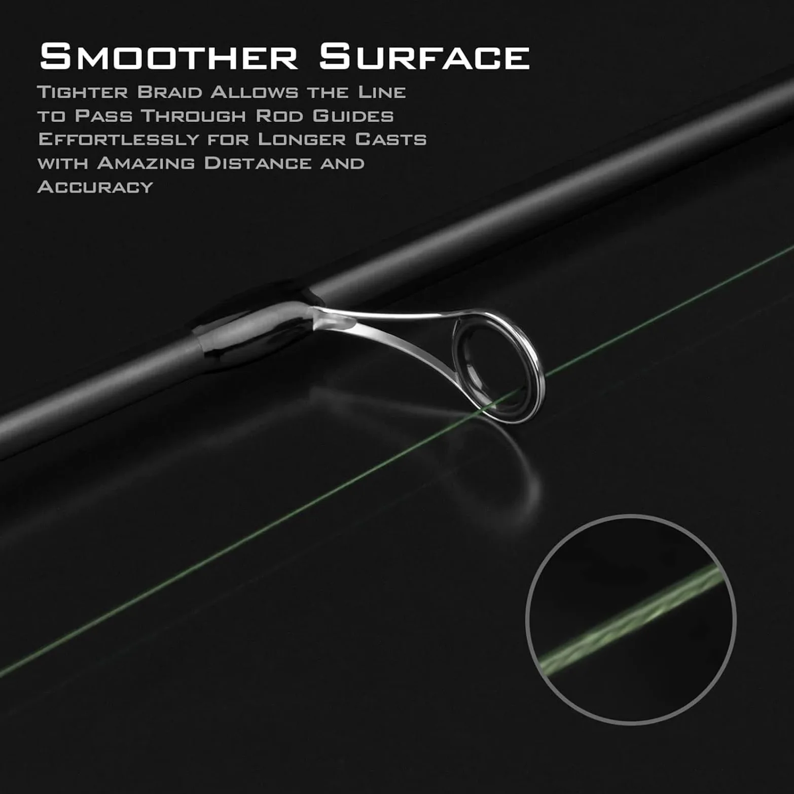 Hilo De Pesca Línea Principal de Pesca Alta Resistencia, multifilamento Trenzado 2000M, 8 PE