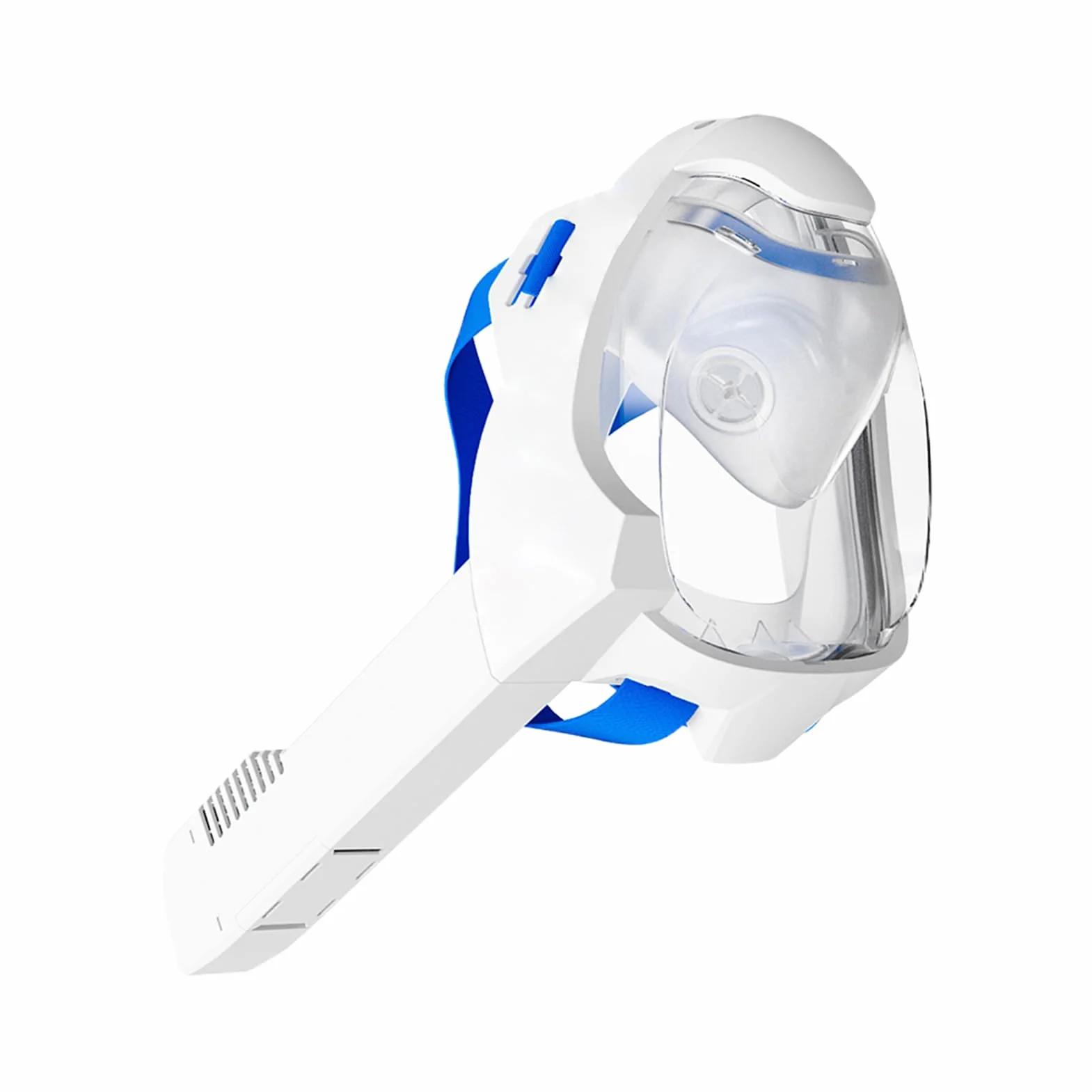 Sorandy Máscara de Snorkel de Cara Completa para Adultos y Niños |Snorkel Superior Seco de Respiración Natural, Lente Antivaho, Máscara de de Policarbonato para Piscina de Buceo