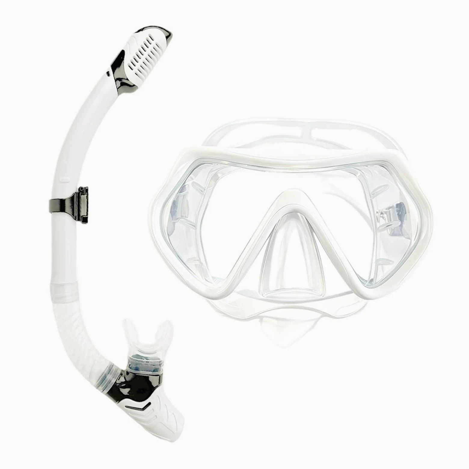 Máscara de Snorkel for Nadar | Lente Vidrio Templado y Hebilla liberación rápida | Equipo Deportes oceánicos