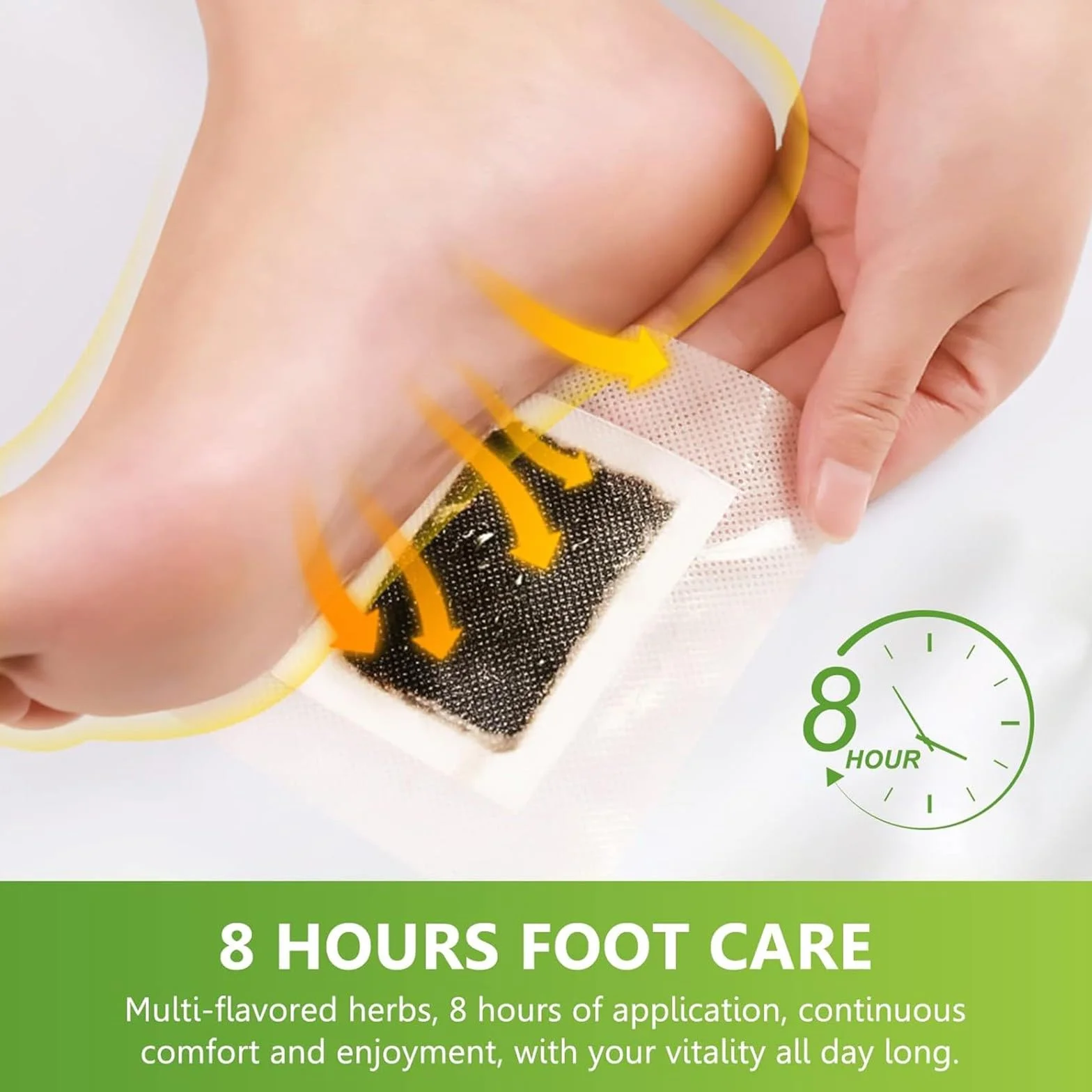 Parches Detox para Pies, Naturales Bambu Ajenjo, Eliminar Toxinas, Alivio Dolor y Estrés, Mejorar el Sueño, 30 Piezas