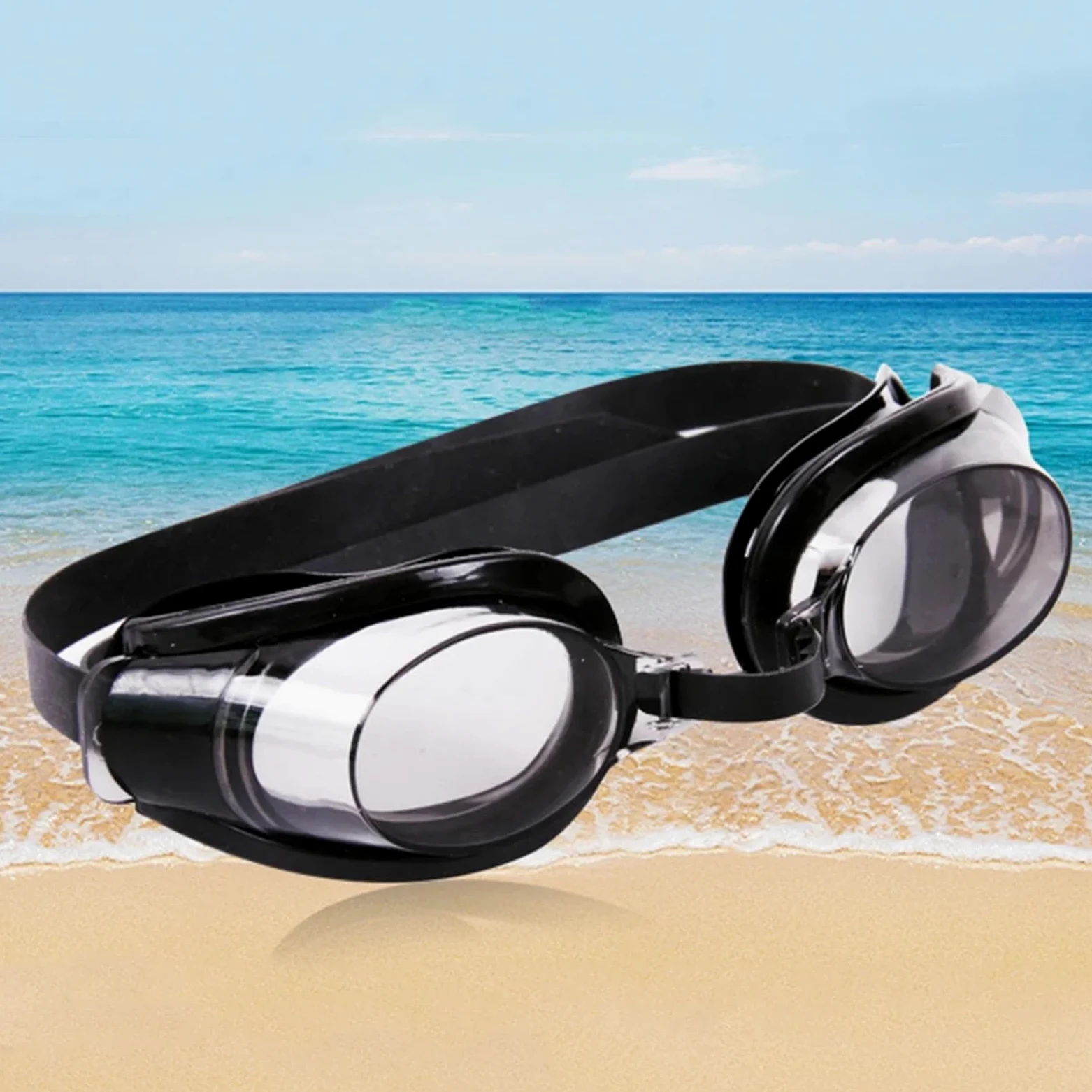 Gafas de natación HD antivaho, protección completa, gafas piscina sin fugas, impermeables, visión clara for mujeres y hombres Para Deportes