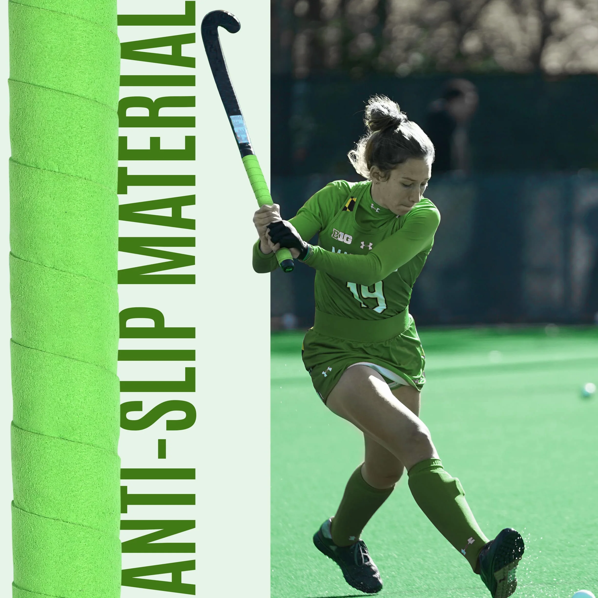 TROTH Agarre de palo de hockey, agarre de hockey de gamuza, cinta de hockey no adhesiva, cinta antideslizante para palo de hockey sobre hielo, agarre de gamuza suave para palo de hockey, agarre