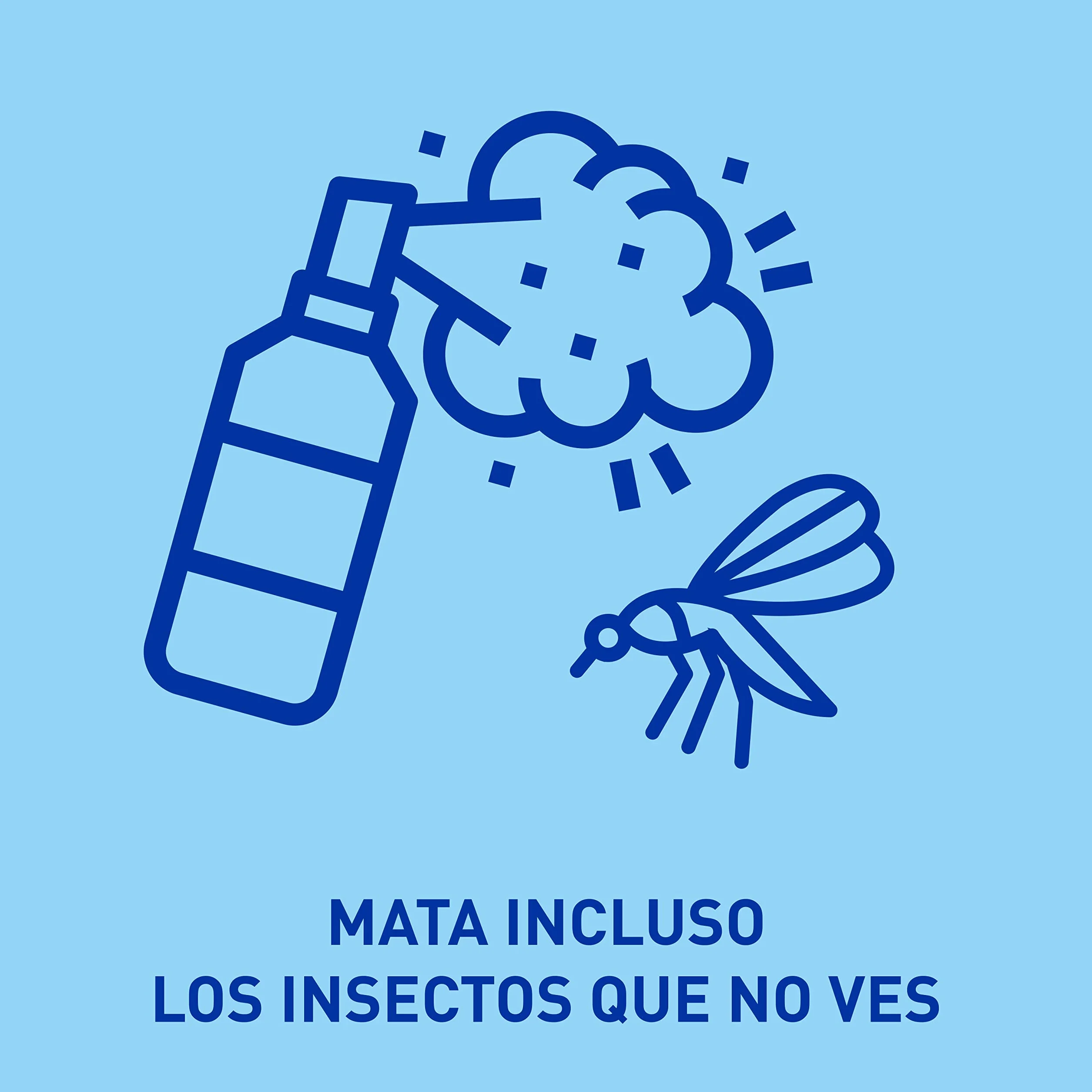 Orion Insecticida en Aerosol 2en1 Mata y Protege contra Moscas y Mosquitos 600 ml