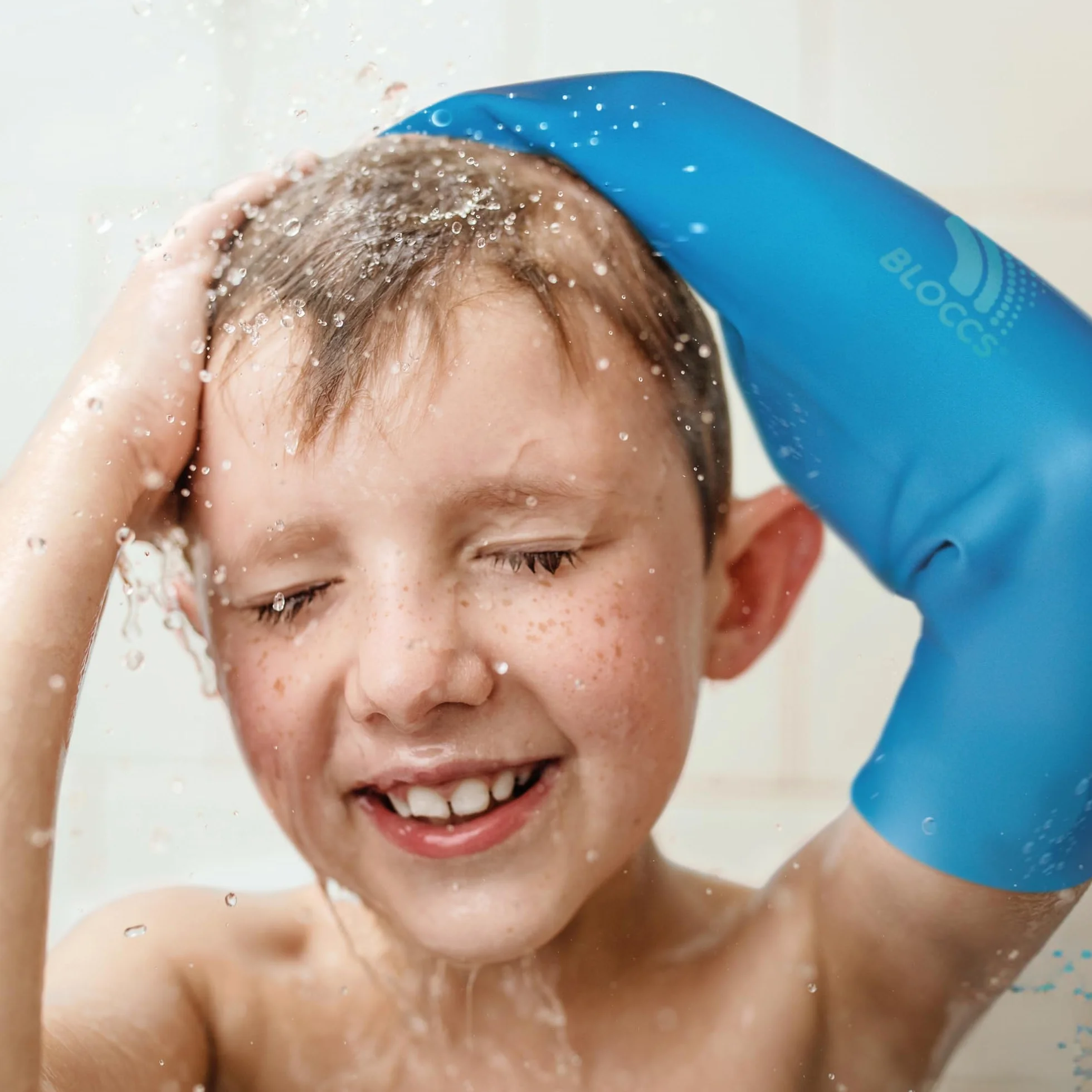 Bloccs Protector para brazo enyesado impermeable - Natación, Ducha y Baño - Protector de yeso duradero para brazo infantil mediano