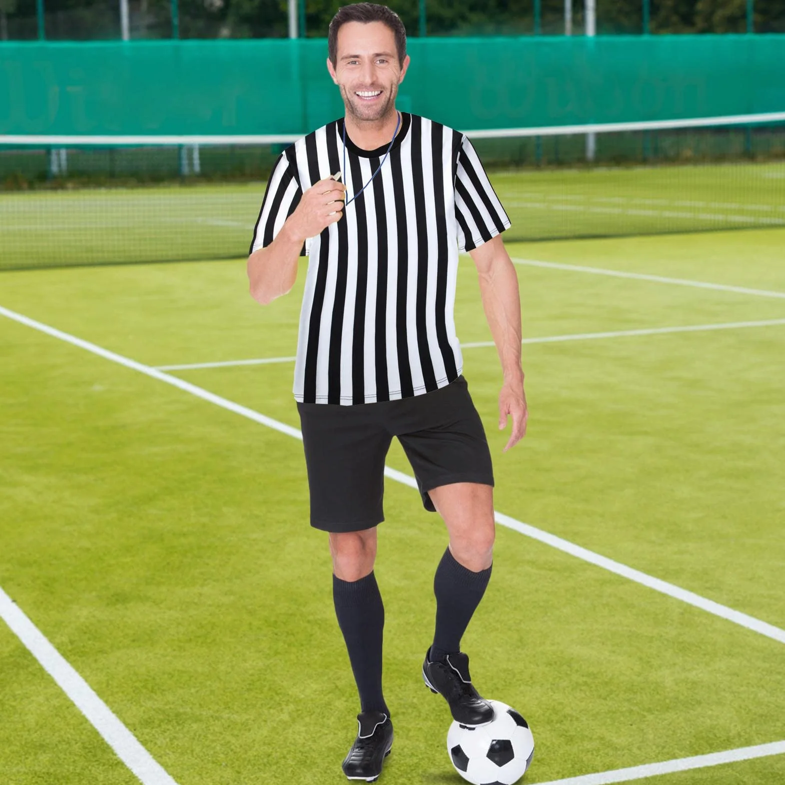 árbitro fútbol | árbitro para Mujer | árbitro árbitro Cuello cómodo para fútbol, fútbol y Deportes