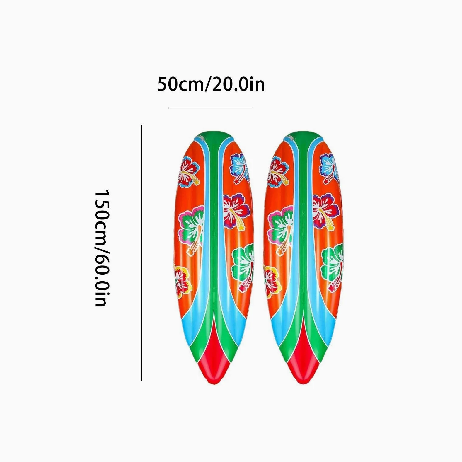 Tabla De Surf Hinchable 2 Piezas De Juguete Piscina Portátil E Hinchable | Tabla de Surf para Niños para Playa de Verano, Piscina al Aire Libre, Decoración para , Patio y Juegos