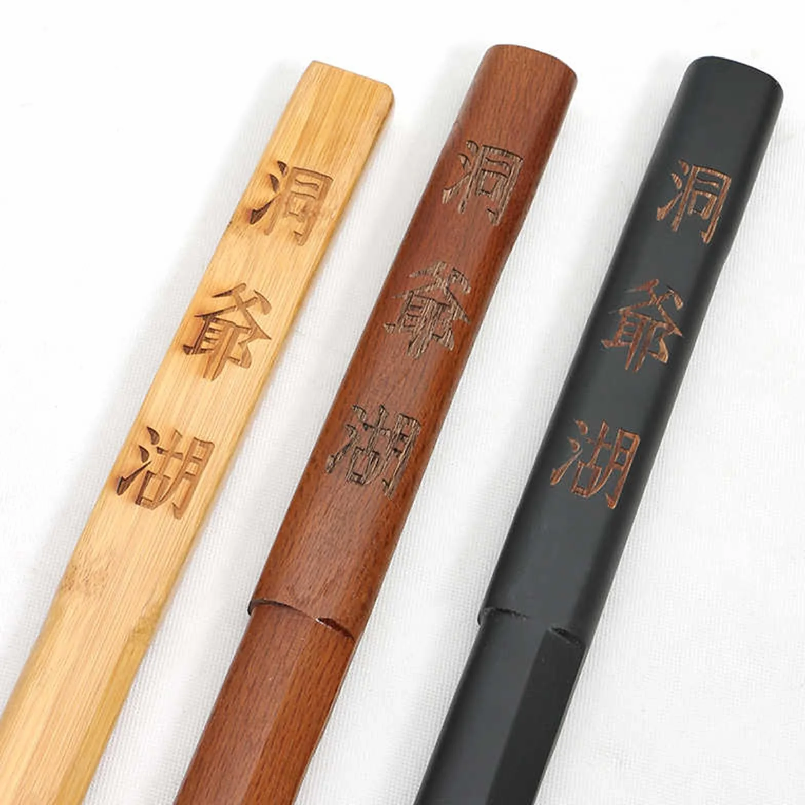 Espadas de Madera para Entrenamiento de Kendo de 100 cm,Espada samurái de Madera,bokken Artesanal para Entrenamiento,Cosplay,utilería,actuaciones y Regalos (Negro/marrón)