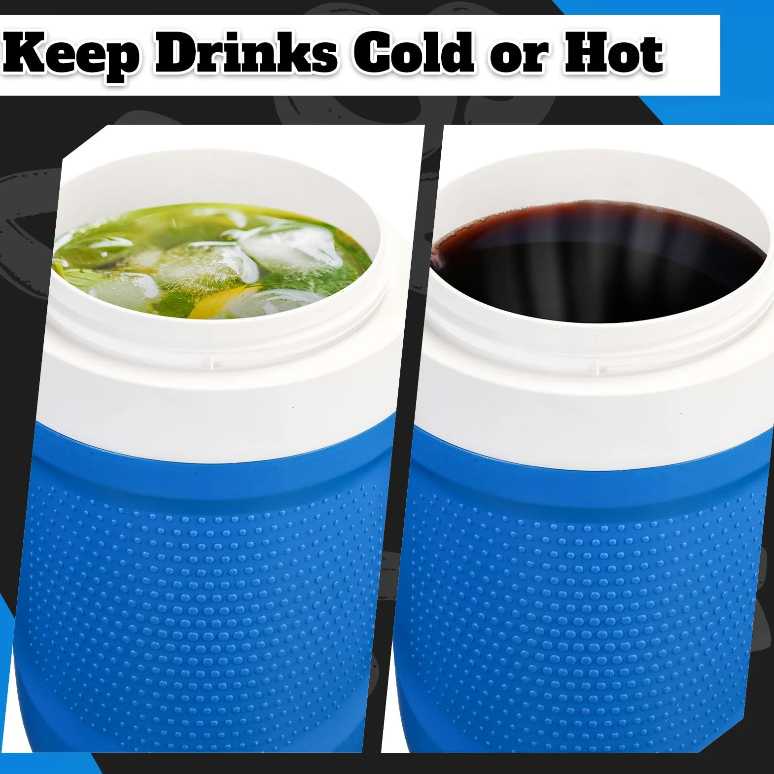 Teenyyou Jarra de agua de 1 galón con asa, botella de agua portátil para béisbol, fútbol, gimnasio, fútbol, camping, playa, deportes, portón trasero, picnic
