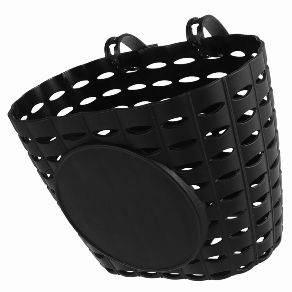 PRETYZOOM Cesta de Bicicleta Desmontable para Niños con Correa, Fácil Instalación, Material Plástico Negro, Accesorio Adecuado para Bicicletas Infantiles