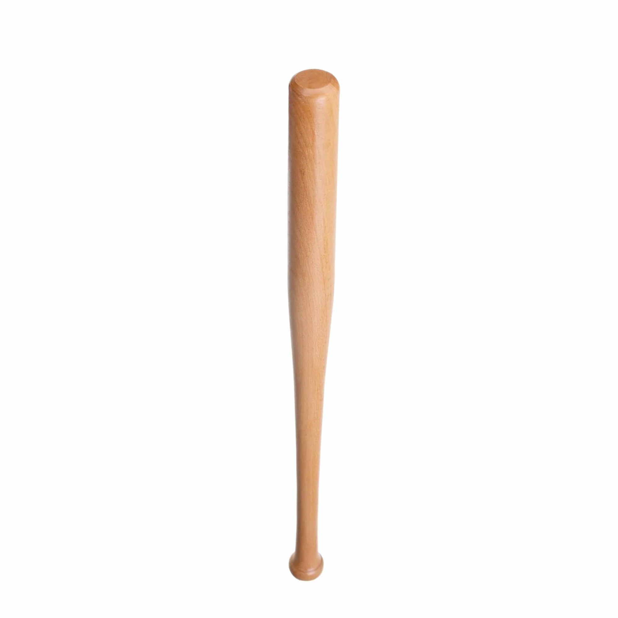 Fuerte Bate de Béisbol de Madera Maciza para Niños y Adultos, Agarre Antideslizante