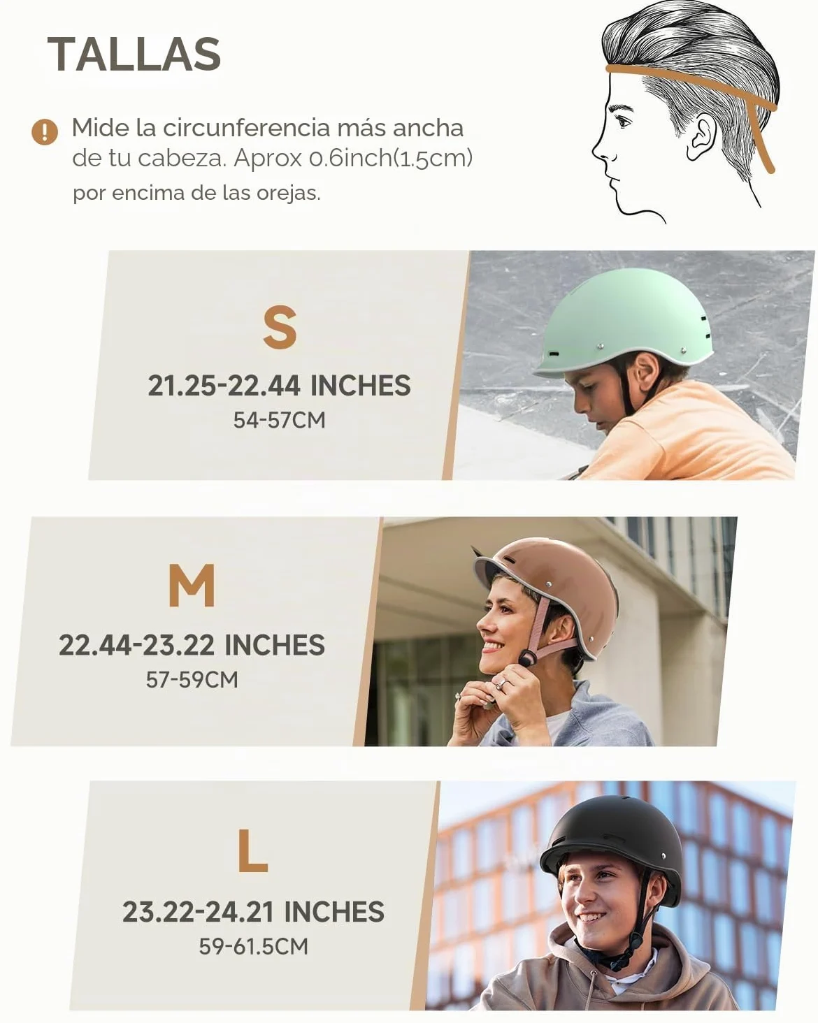 Findway Casco de bicicleta para hombre y mujer, casco de ciclismo para el tráfico urbano y viajeros, ofrece protección para ciclismo de carretera, patinaje y bicicleta eléctrica, con 14 canales de