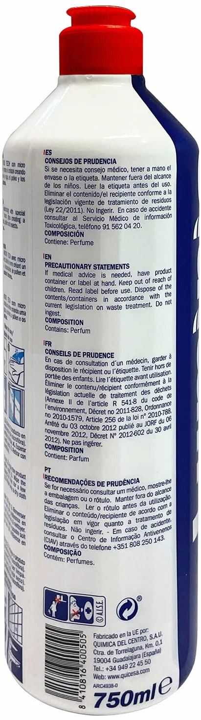 Luminia Limpia Cristales 750 ml