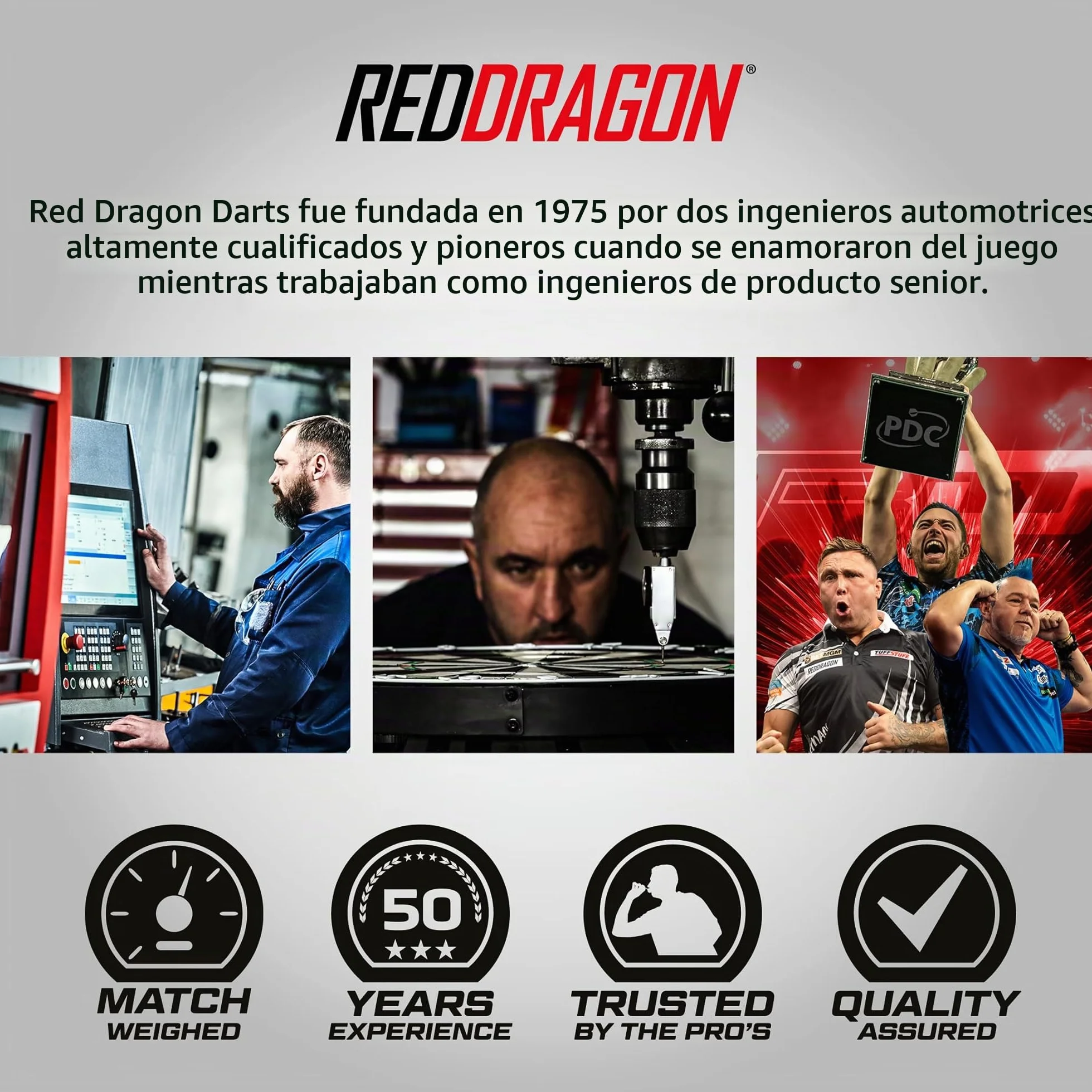 RED DRAGON Darts - Axis 18g Barril/Peso Total de 20g Tungsteno - Dardos Diana Electrónica Profesional - Punta de Plastico - Incluye Plumas y Ejes para Dardos