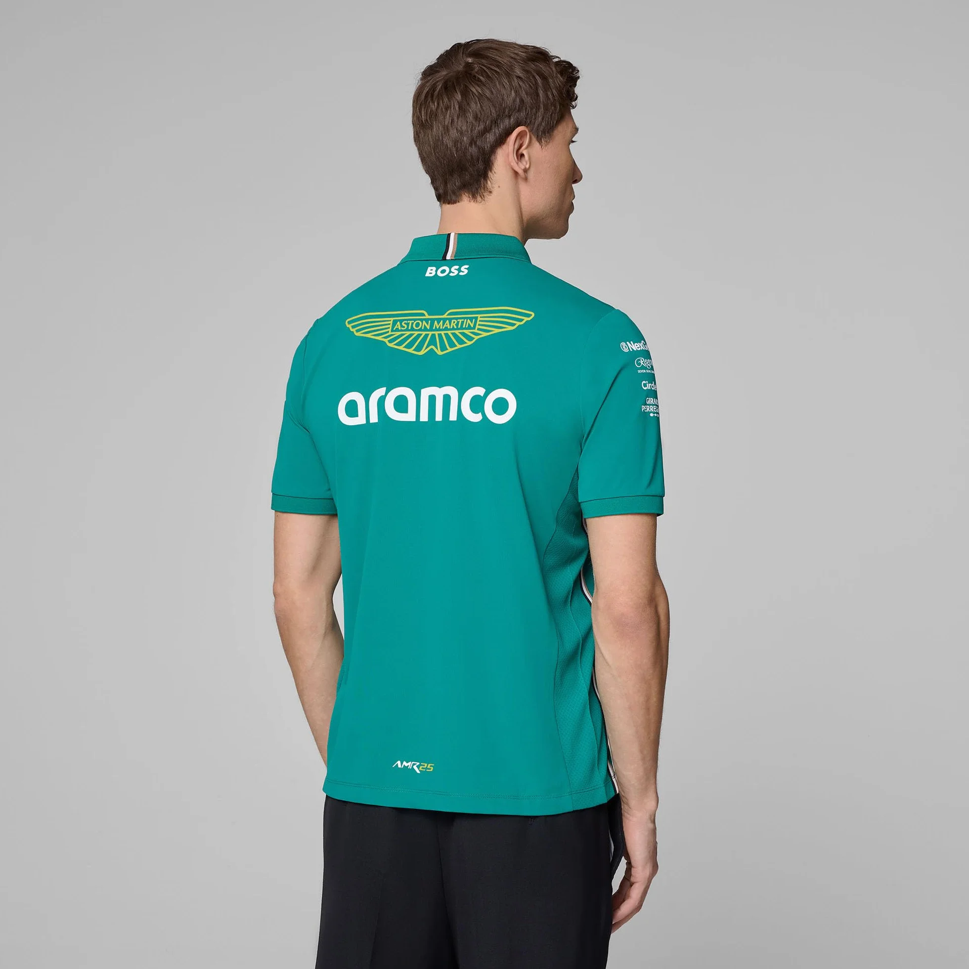 Aston Martin F1 2025 Polo del Equipo para Hombre