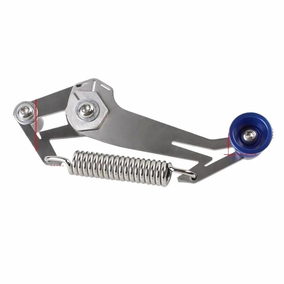 Herramienta Universal de ajuste de holgura de cadena de motocicleta para comprobar la tensión, herramienta de ajuste de holgura Compatible con bicicleta