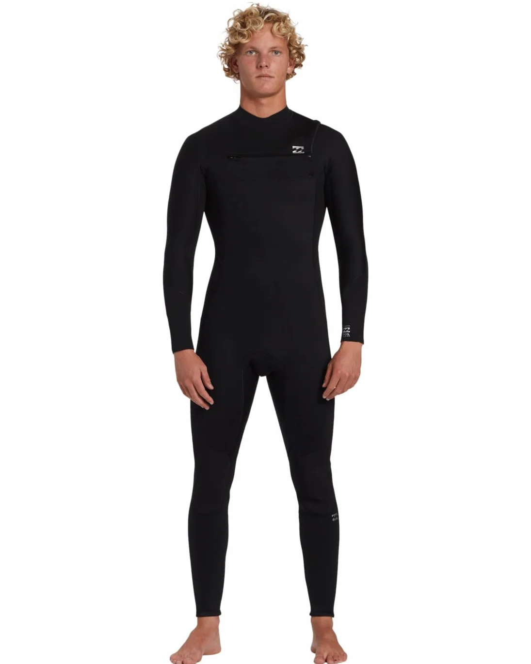 Billabong - Lámina para Hombre (4/3 mm, Cierre con Cremallera, Color Negro