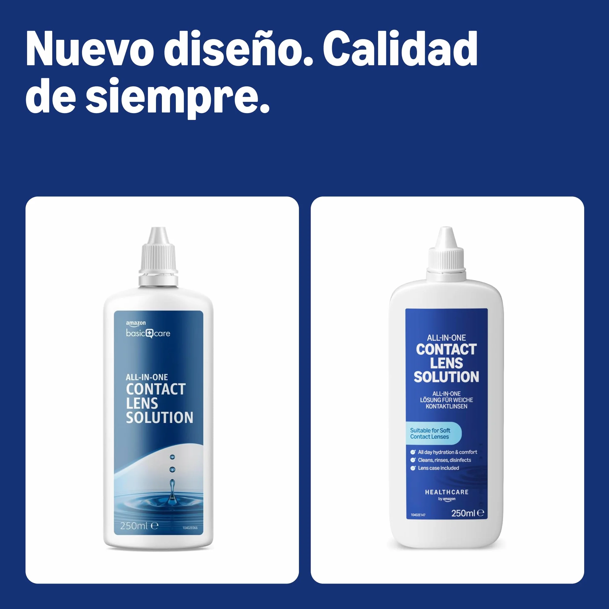 Amazon All-In-One Contact Lens Solution 2 x 250 ml