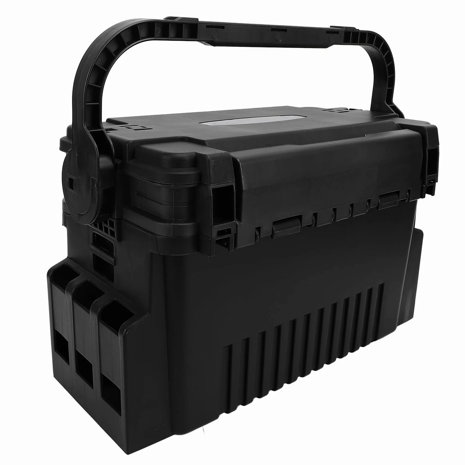 Caja de Aparejos de Pesca, Organizador de Almacenamiento con Divisores Extraíbles y Particiones Ajustables, Diseño de Múltiples Capas para Pesca en Mar y Roca