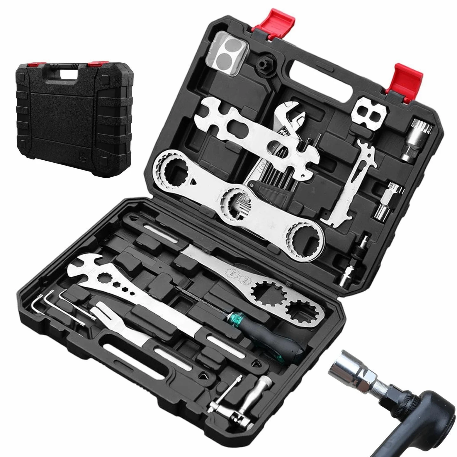Kit Herramientas Bicicleta Destornillador con estuche de almacenamiento