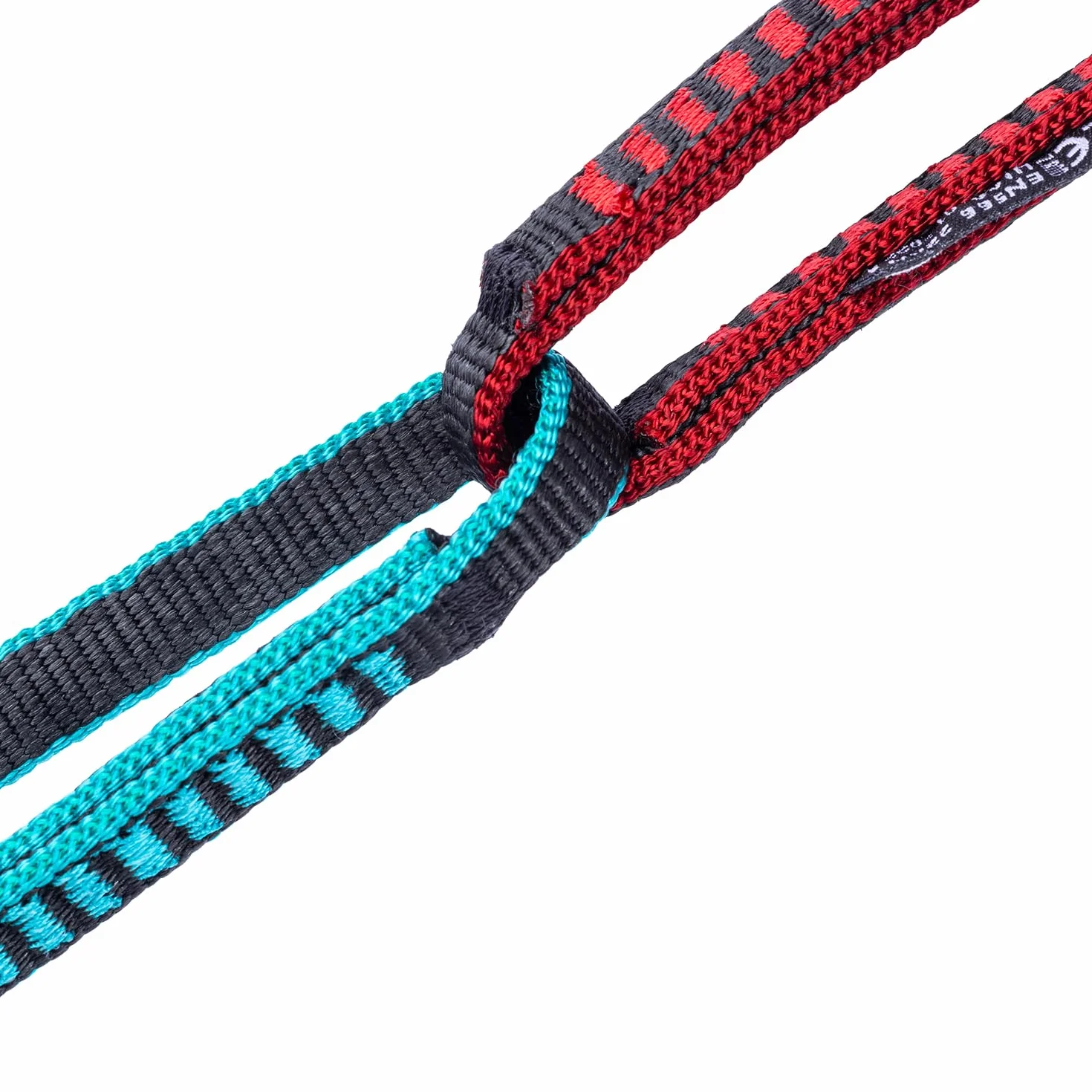 FIXE - Cabo de Anclaje Multichain Cinchless 90 cm en HMPE, Cinta Ajustable para Escalada y Alpinismo, Sistema sin Estrangular el Arnés, Resistencia 22 kN, Certificación EN566 y UIAA 104