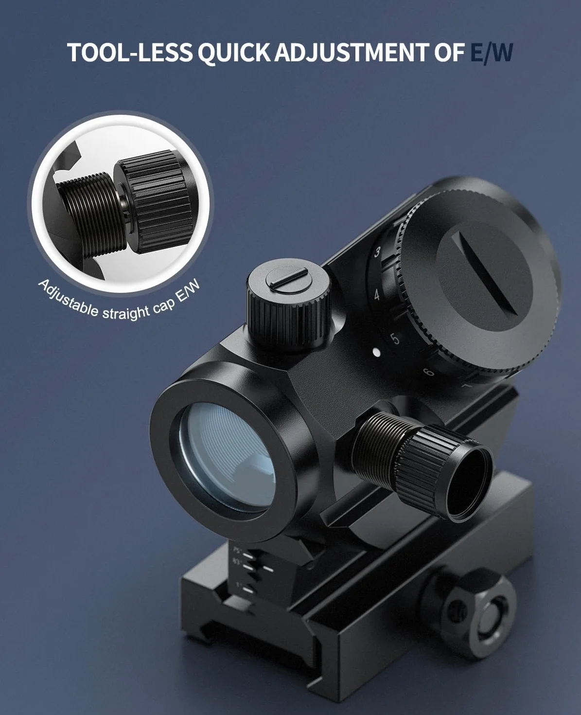 Feyachi RDS-10 Mira Punto Rojo Airsoft Deportiva