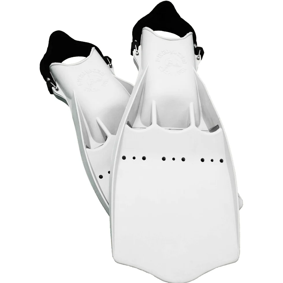Tech Fin Aletas natación de Goma, Blancas, XXL (EU 45 – 47)