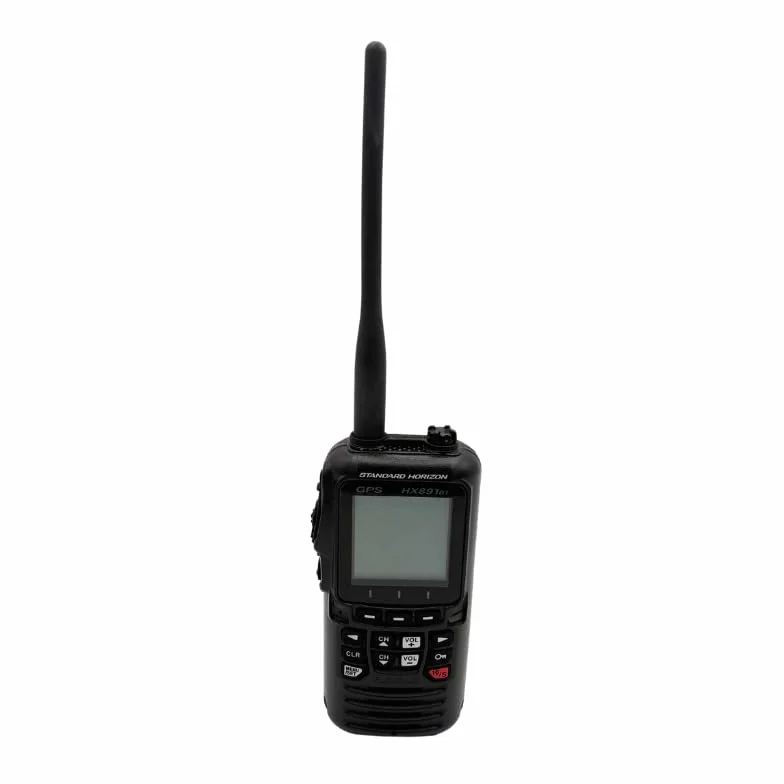 Standard Horizon HX891BT/E Radio VHF marina de mano, 6 W, GPS, IPX8 impermeable, Bluetooth (negro)