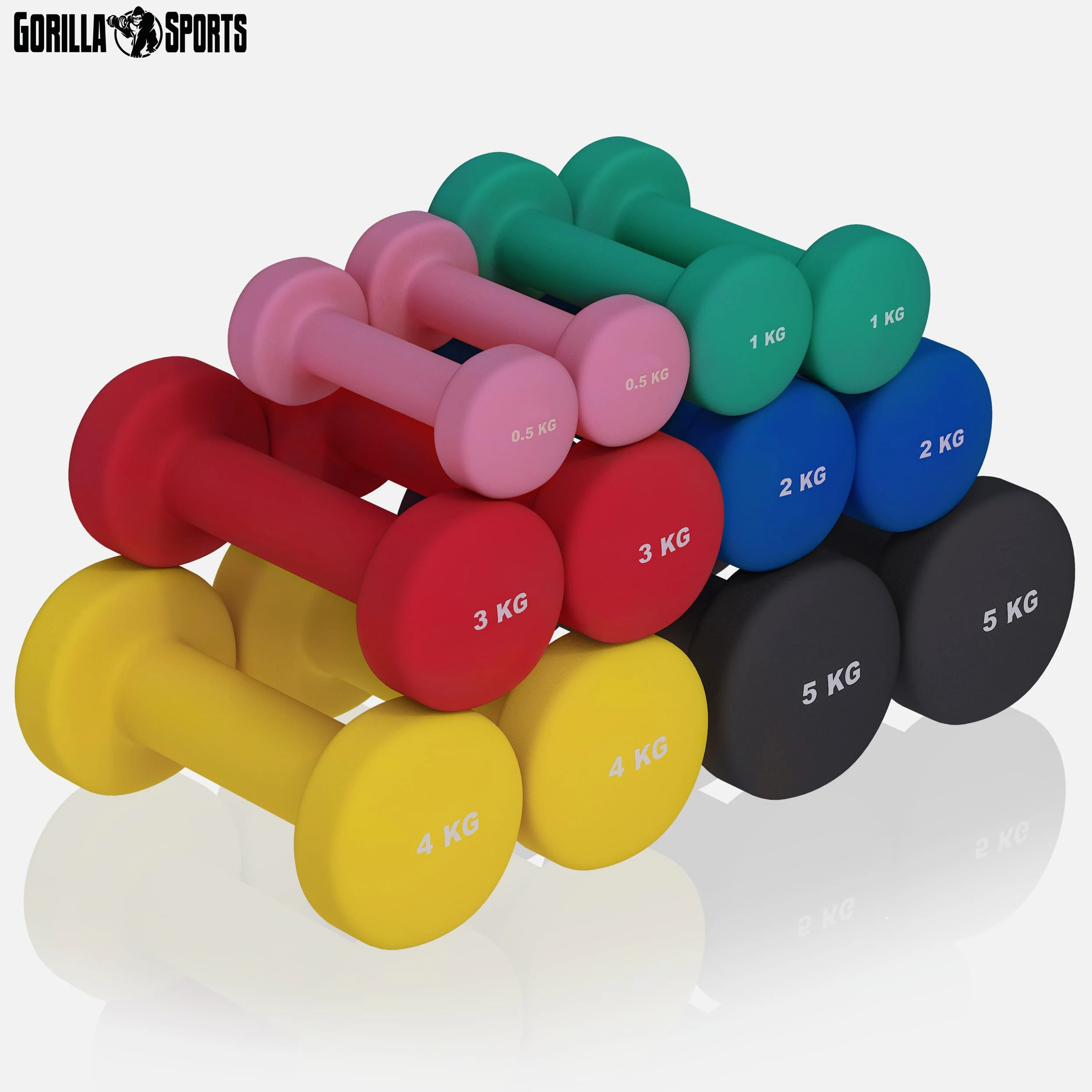 Gorilla Sports - Mancuernas de Vinilo