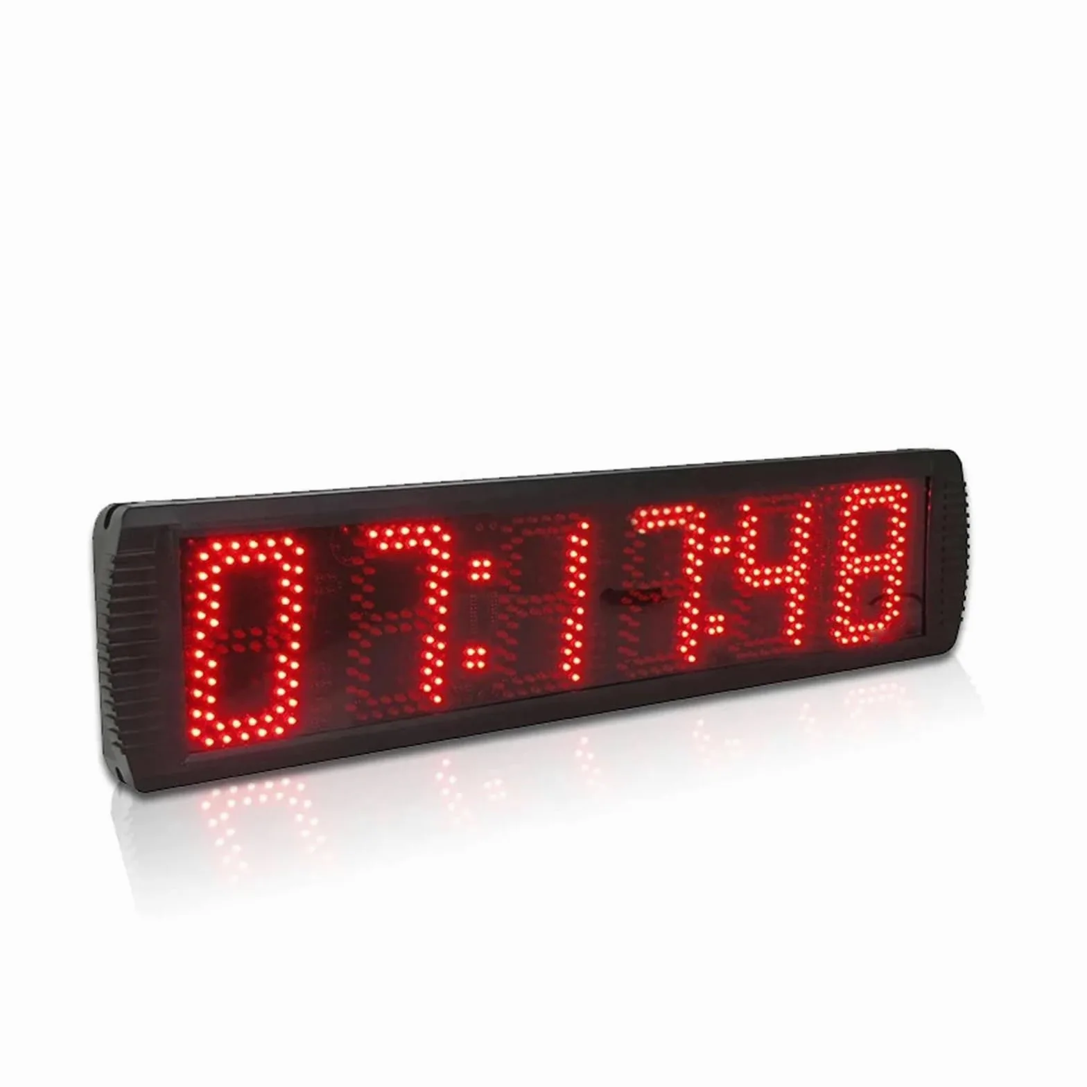 Cronómetro Digital LED Grande, Pantalla de Tiempo, Temporizador de Cuenta Regresiva, Deportes, Reloj de cronometraje de Carrera, trípode, Exterior, 5"(Suit A)