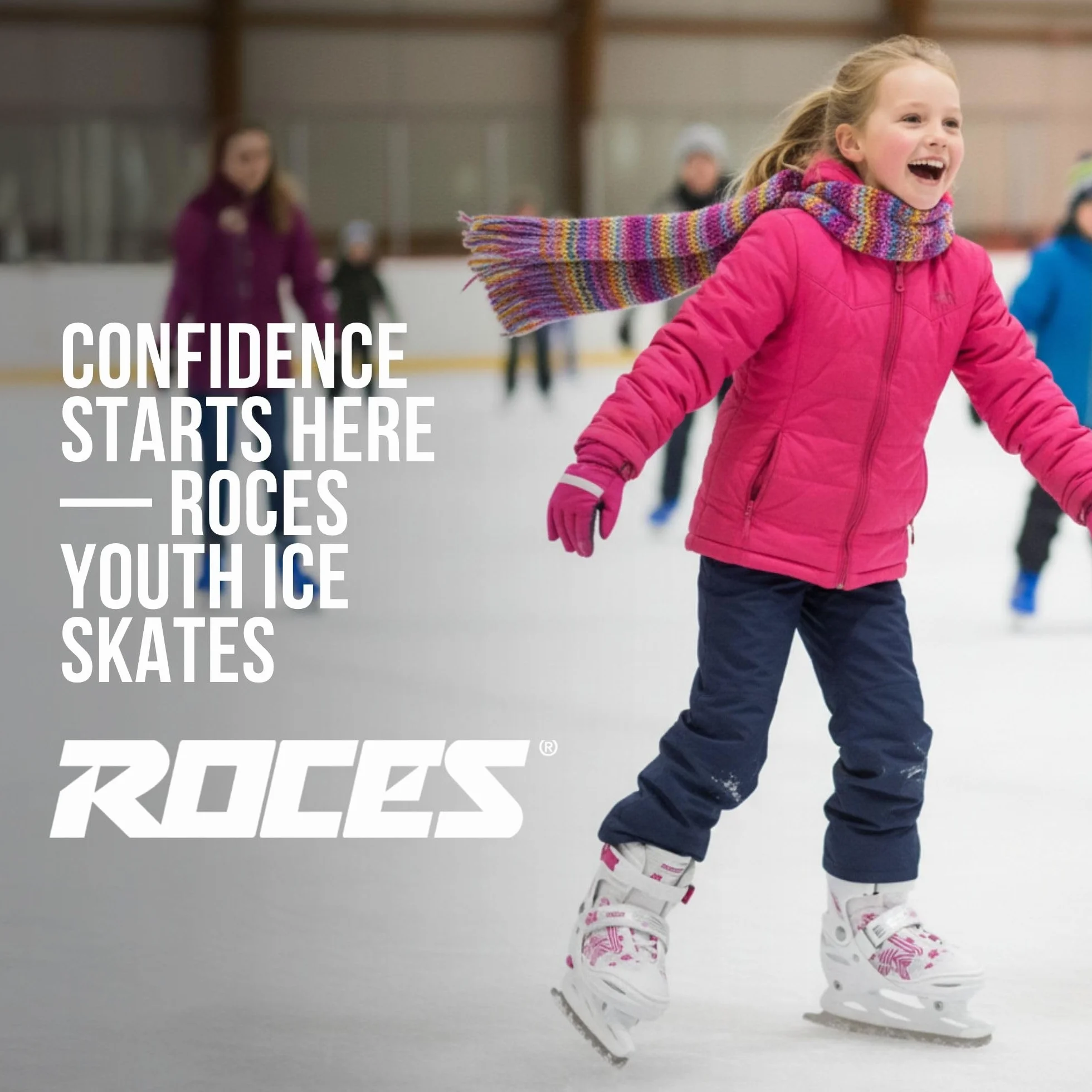 Roces Jokey Ice 3.0 Girl Patines de Hielo para Niñas
