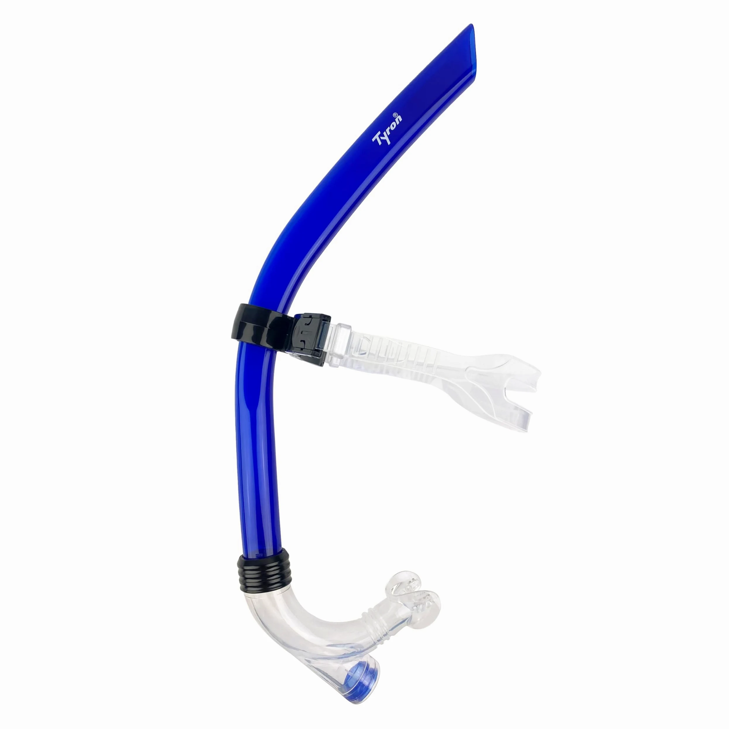 Tyron Esnórquel frontal (azul/blanco) | esnórquel frontal | Snorkel para nadadores | | Ayuda de entrenamiento para el entrenamiento de natación