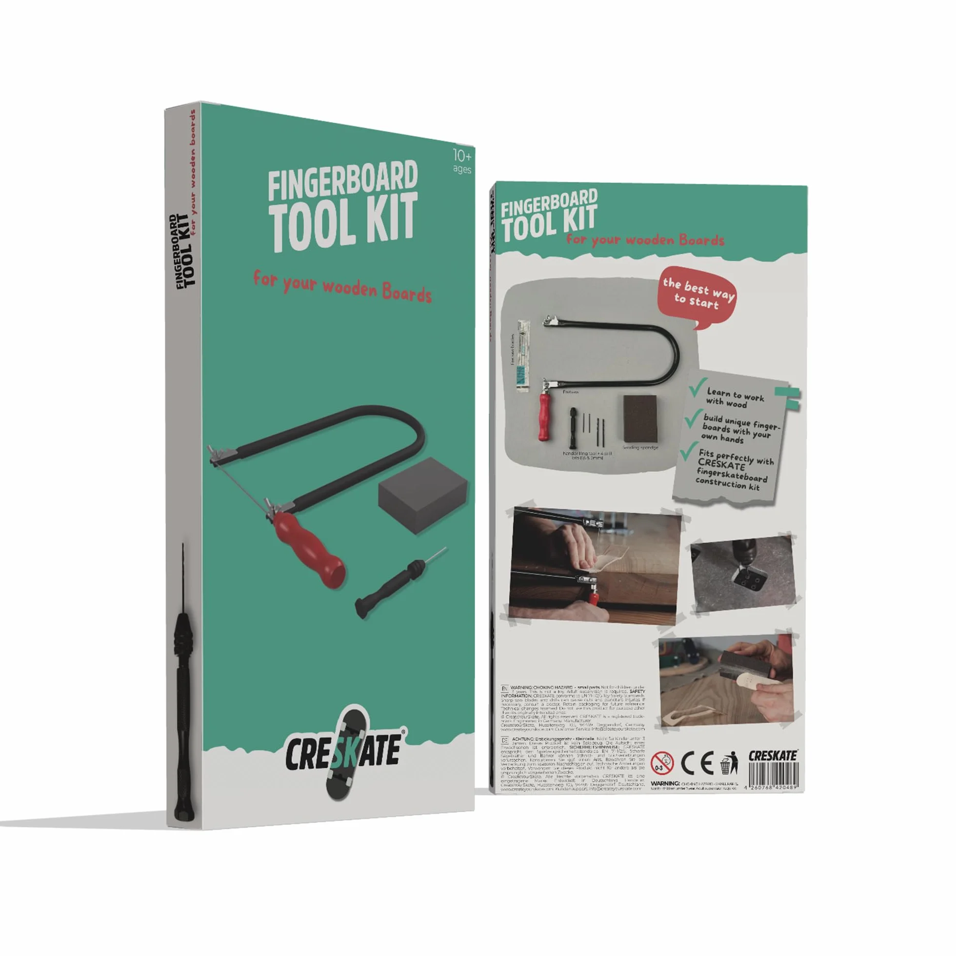Creskate – Kit de Herramientas Fingerboard, Madera
