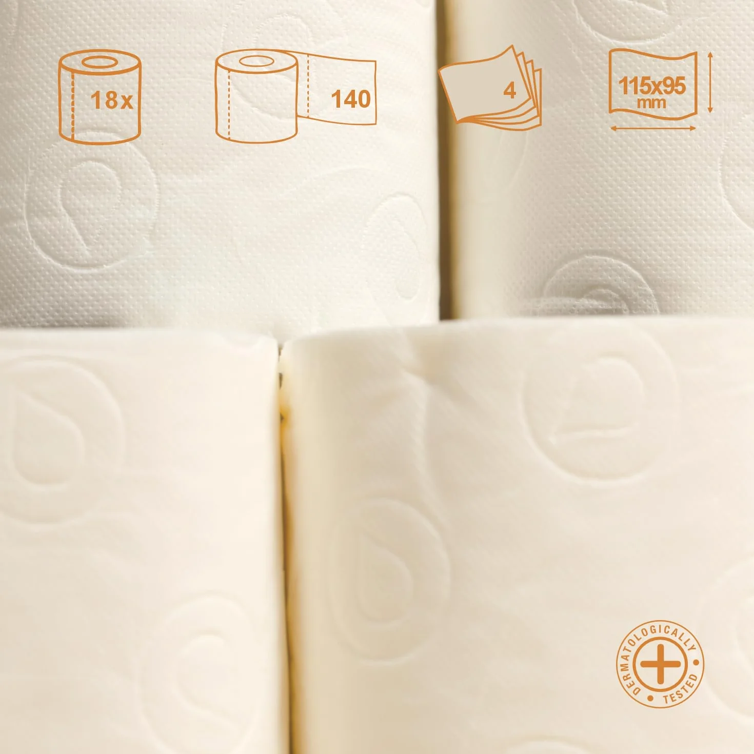 Renova Papel Higiénico Creme - 18 Rollos