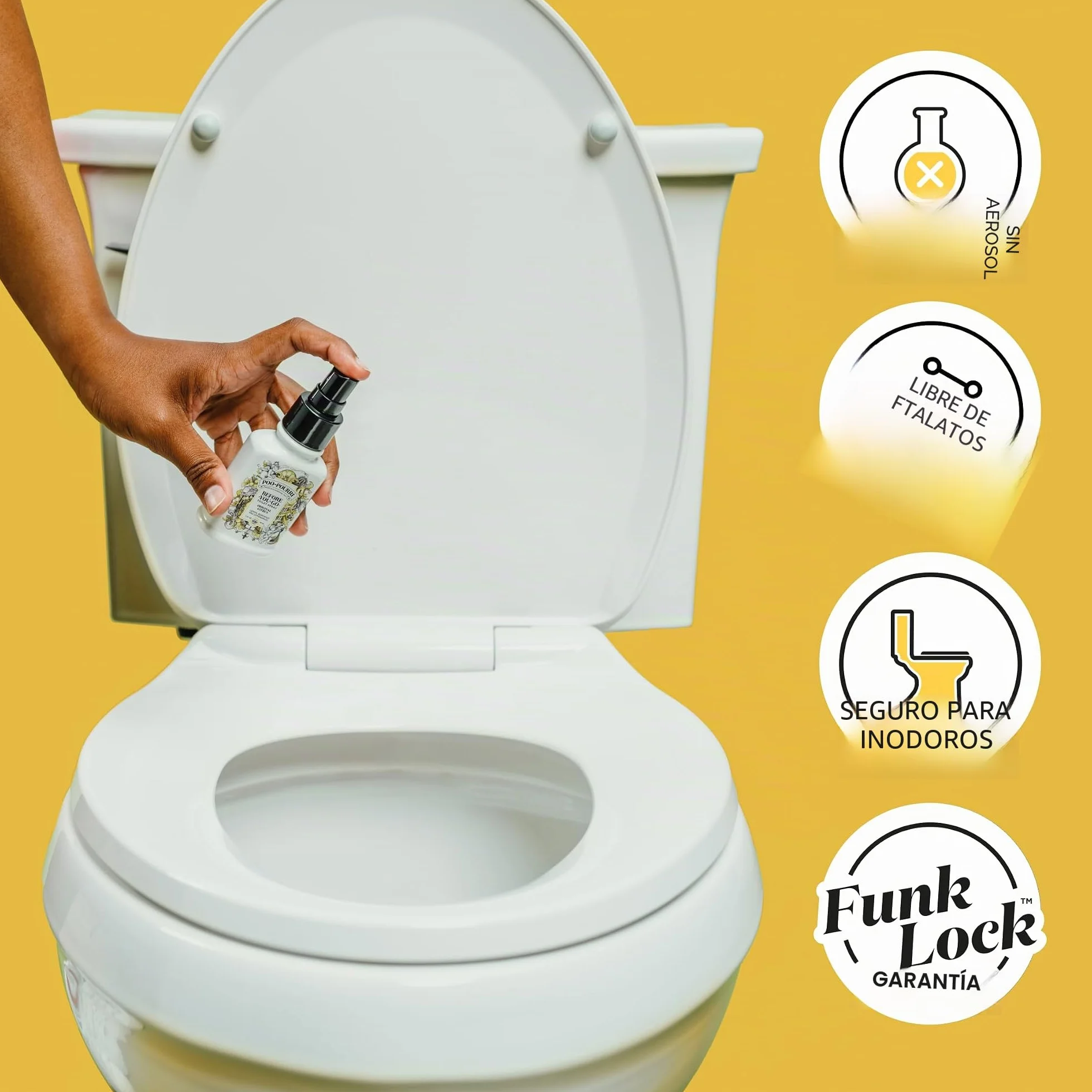 Poo-Pourri Before-You-go Spray De Inodoro 100% Natural Aceites Esenciales Original Citrus 59 ml