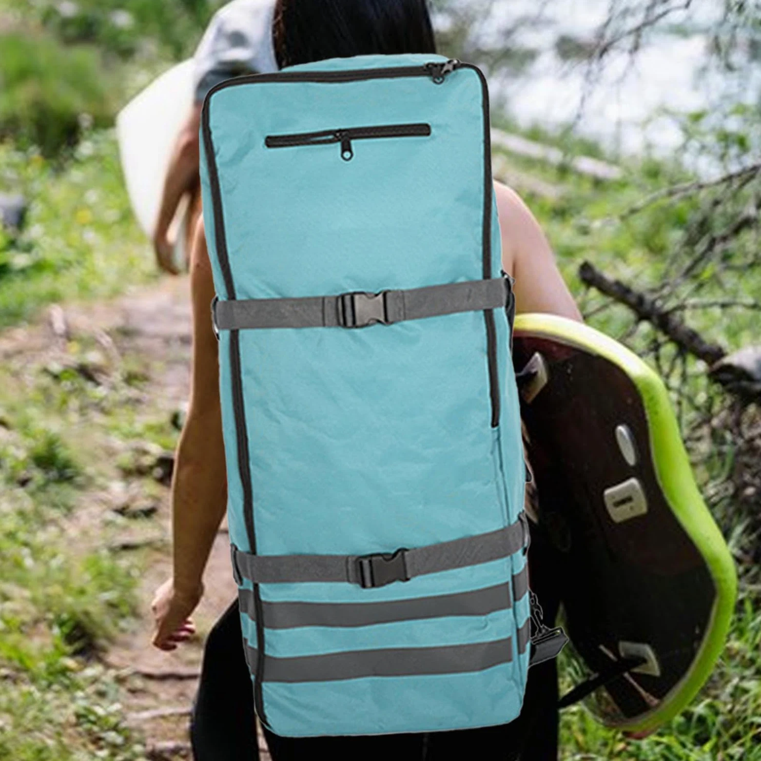 Mochila Inflable para Kayak, Mochila para Tabla de Pádel | Bolsa de Transporte de Mochila de Viaje de Gran Capacidad 84L | Tirantes ajustables, Almacenamiento para Tabla de Pádel, para