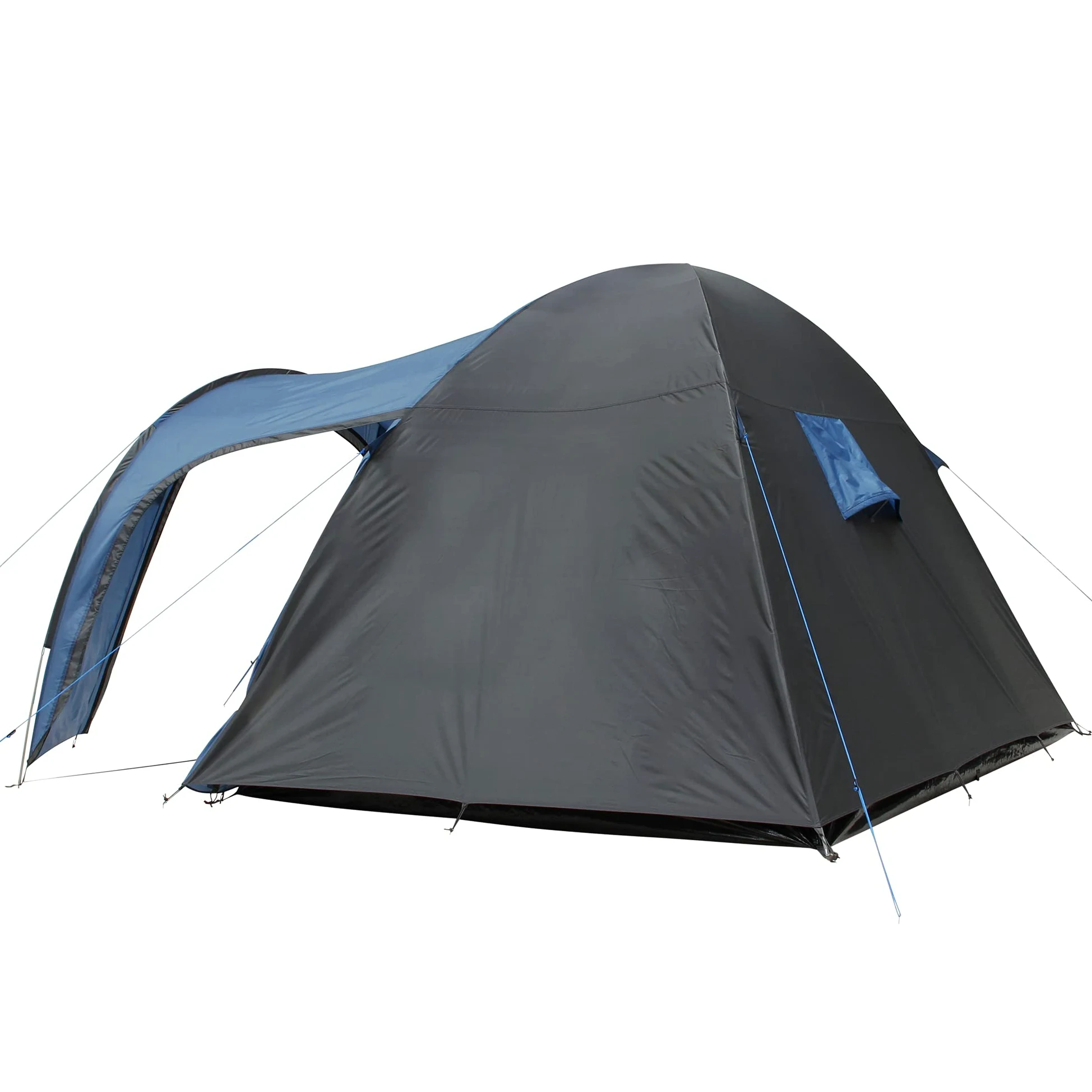your GEAR Cetona - Tienda de campaña en 2 tamaños para 4 o 5 hombres, tienda de campaña con columna de agua de 3000 mm, sala de estar / antesa, 2 entradas, altura de pie, cabina oscura para dormir,