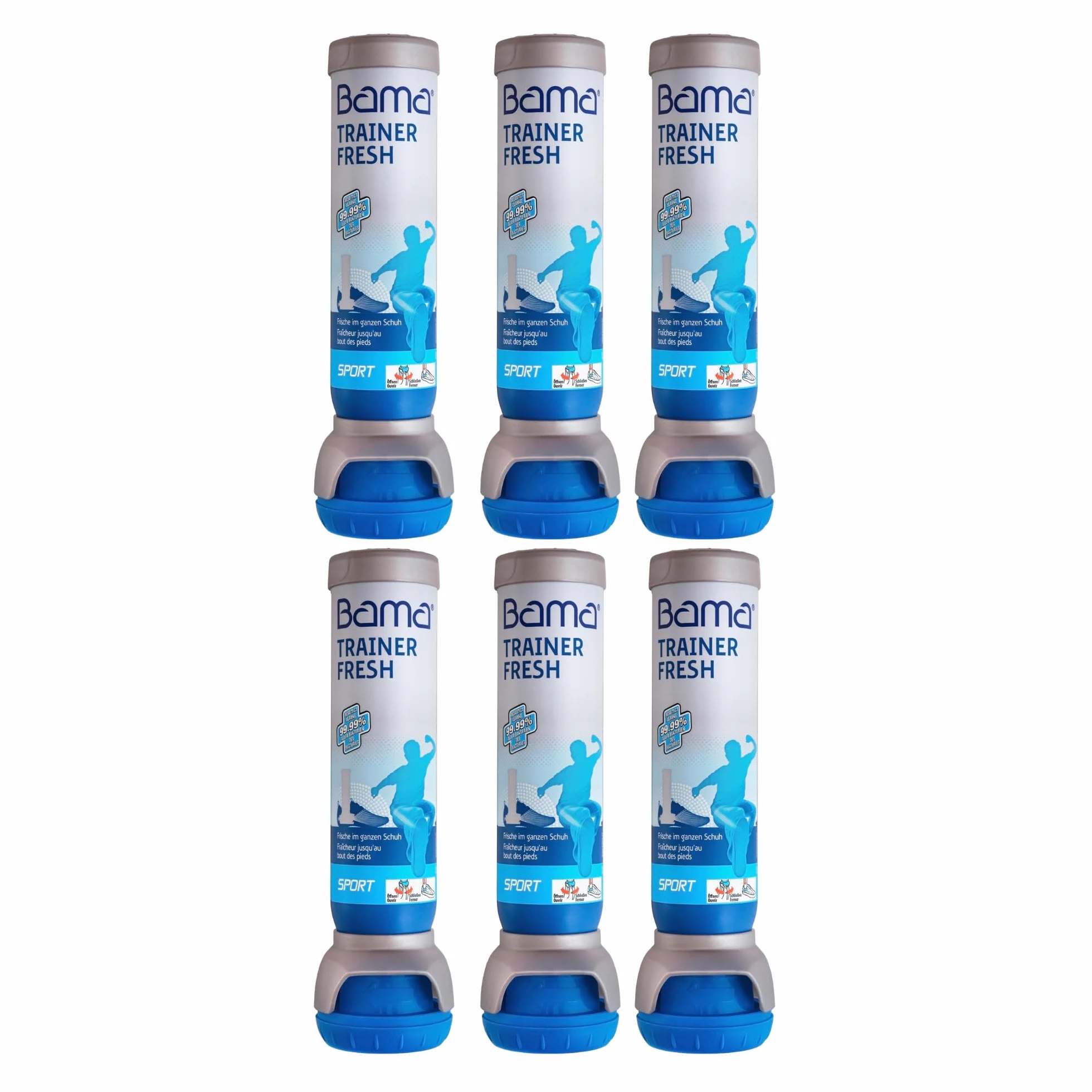Bama Spray Desodorante para Zapatos Neutralizador de Olores 6x 100ml