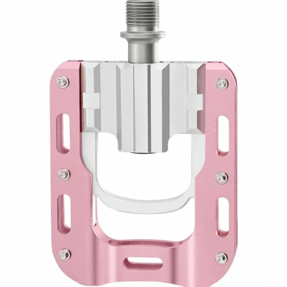 Honseadek Pedales de bicicleta plegables de 9/16 pulgadas con 3 rodamientos, plataforma de plegado rápido de aleación de aluminio, para Brompton, sellado antideslizante, para viajes de viaje