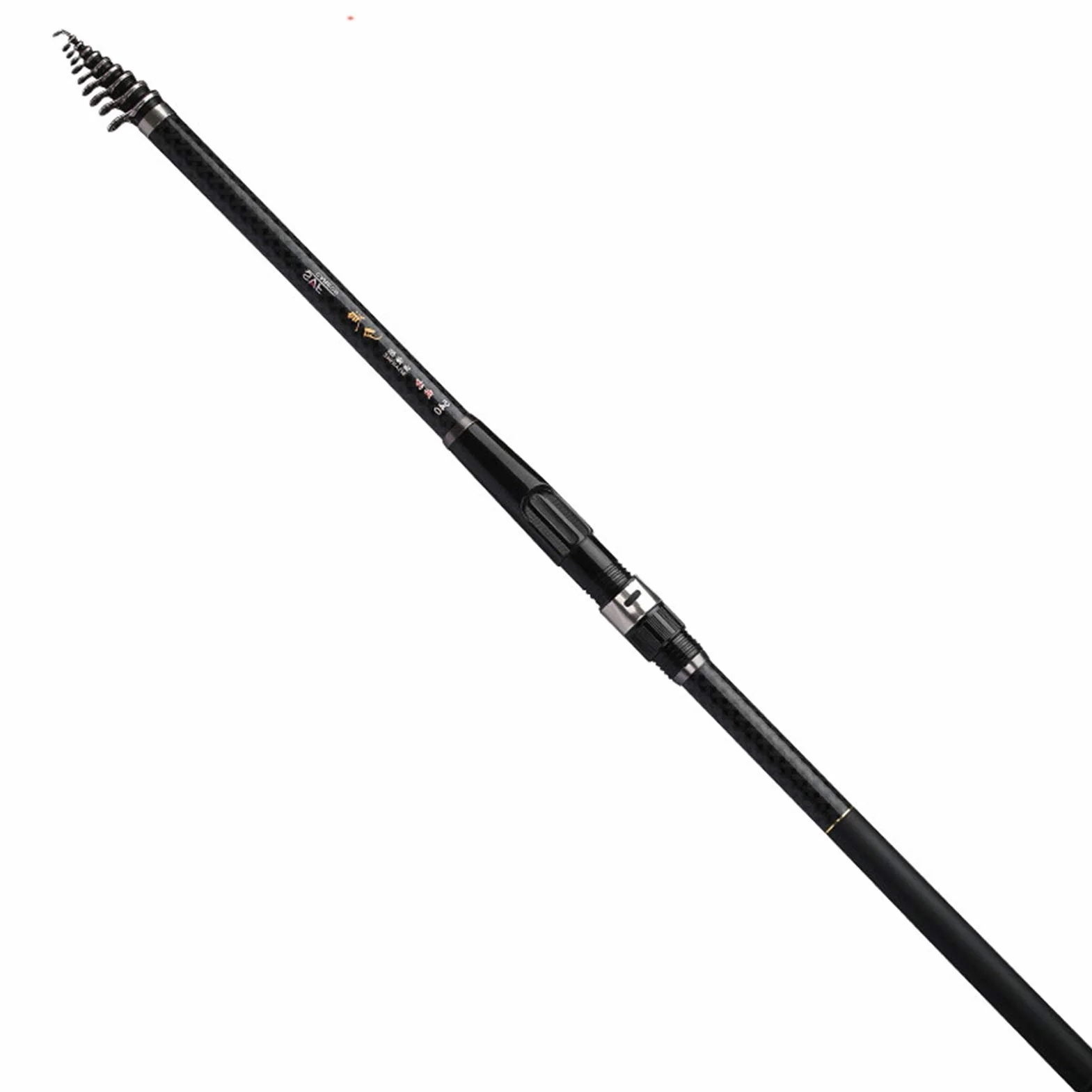 CañAs De Pescar Varilla de Pesca de Roca de Carbono 3.6m 4.5m 5.4m 6,3m 7.2m Barra Telescópica Barra de Pesca de mar Telescópica Rodilla de Hilado Ultraligero Duro CañA De Pescar