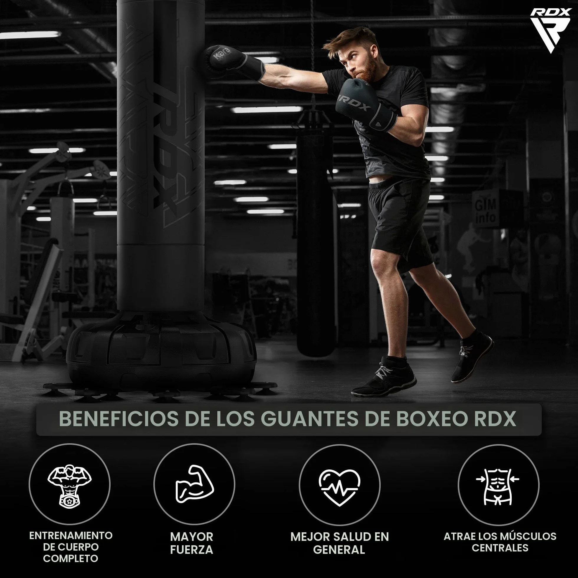 RDX Guantes de Boxeo Muay Thai, Maya Hide Cuero, Kara Boxing Gloves para Sparring Kickboxing Saco MMA, 8-16oz