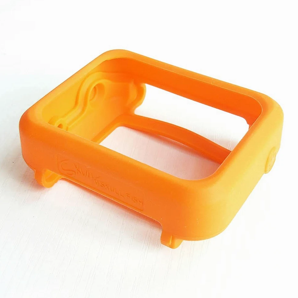 Cubierta protectora de silicona para el ordenador de buceo peregrino Shearwater (naranja)