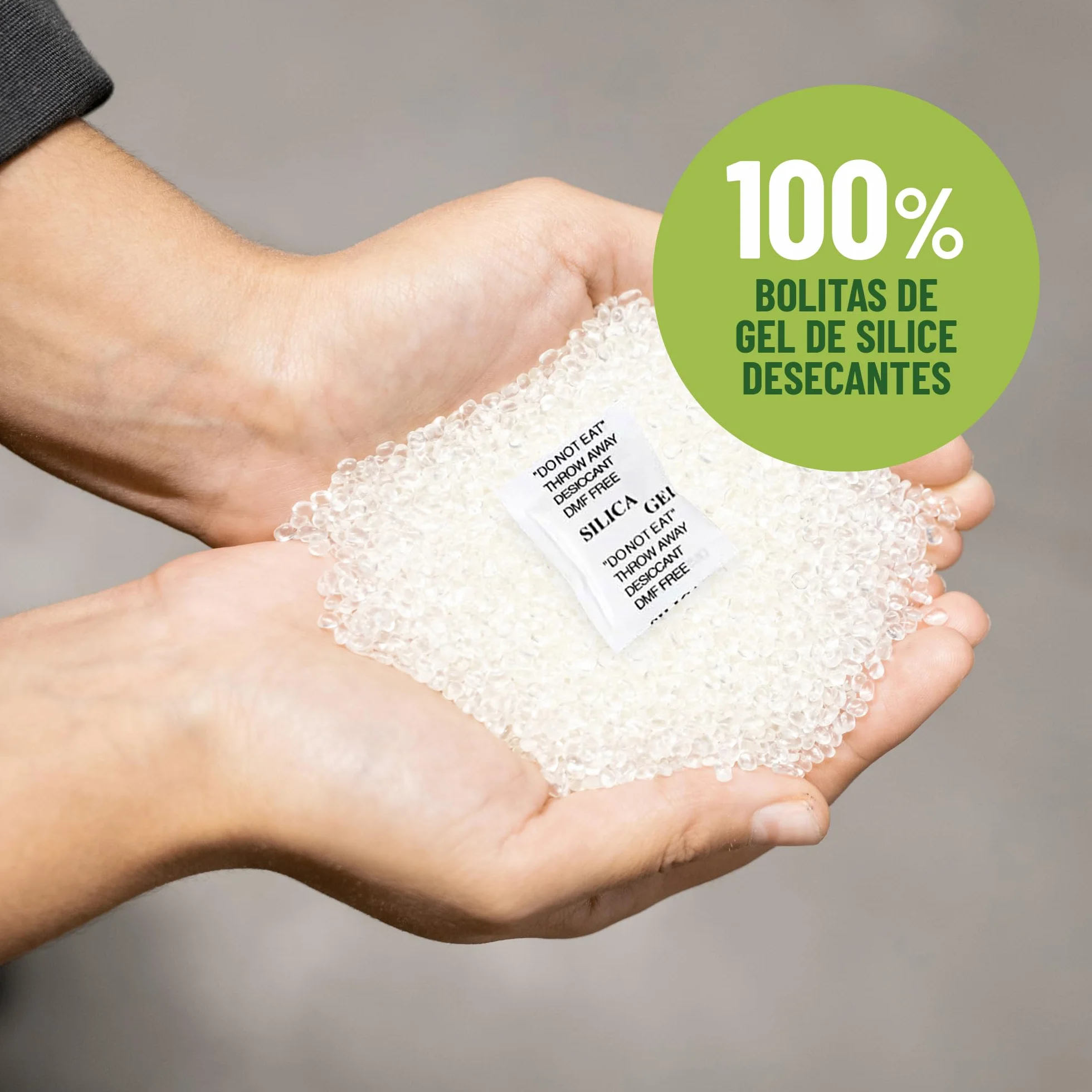 CONTROL GARDEN 200 Bolsas Antihumedad Gel de Silice 1gr Desecante No Tóxico