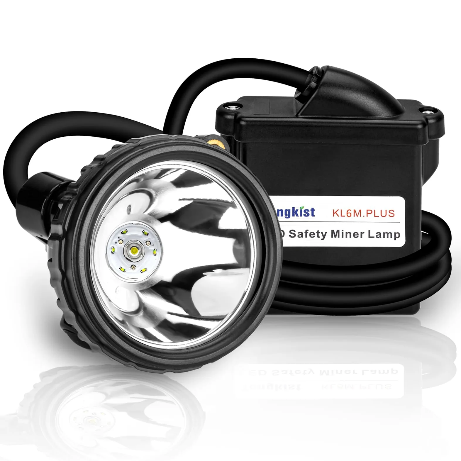 Safety Mining Light - Linterna frontal profesional recargable para minería, 1+6 LED superbrillante, a prueba de explosiones, impermeable, para mineros de carbón, caza de mapaches, camping, senderismo