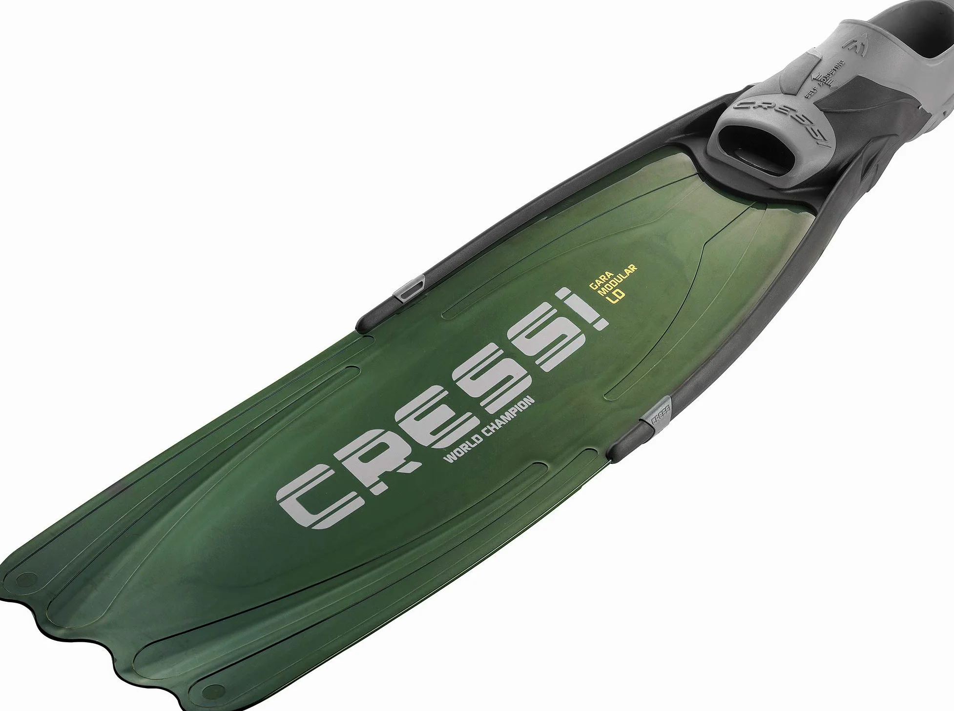 Cressi Gara Modular, Aleta Polivalente válida Tanto para Apnea Profunda como para Largos Desplazamientos