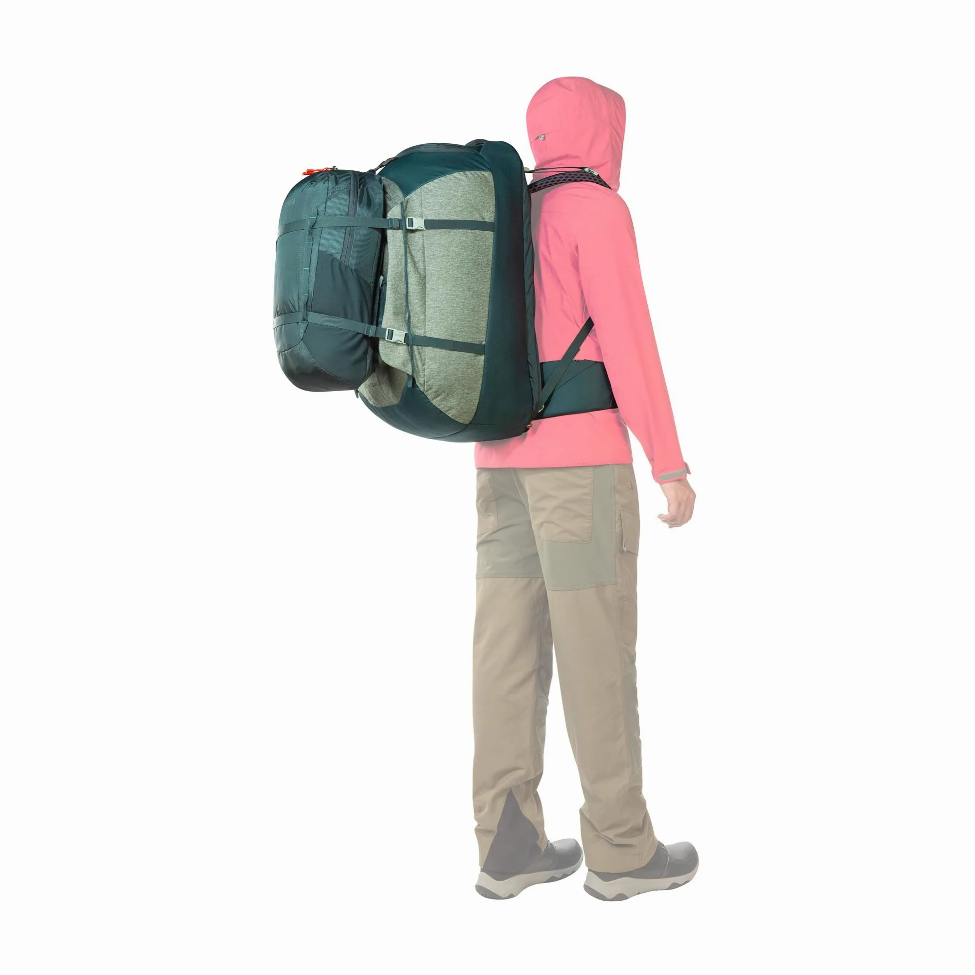 Tatonka mochila bolsa de viaje Great Escape 50+15 Women 50L Sage Green verde