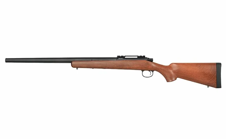 Rifle Francotirador Sniper Airsoft 6 mm VSR-10 CM.701C-U Cyma Madera. Potencia 2,5 Julios. Incluye 1 Cargador. Acción Manual o de Muelle. Versión upgradeada 520 fps