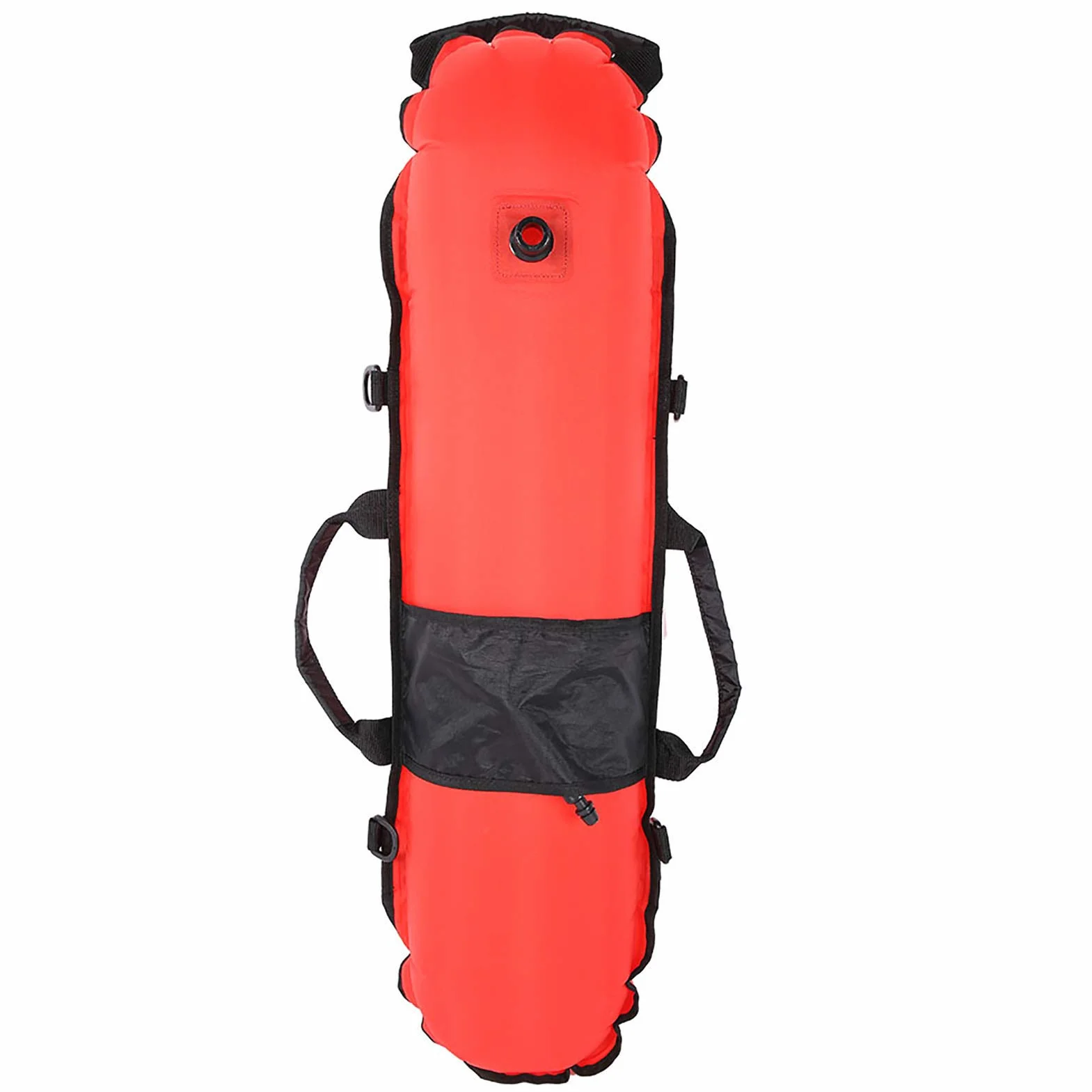 Bandera de Buceo, Bandera de Buceo Flotador de Buceo Inflación Torpedo Boyo Signal Float Ball & Flag Float Float Torpedo Float para Buceo, Snorkel y Natación
