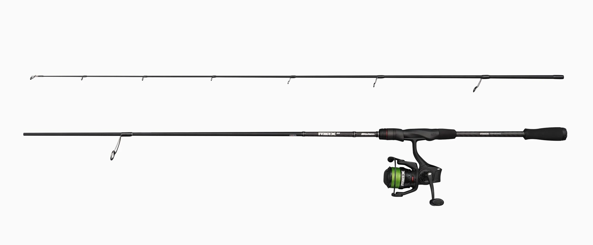 Abu Garcia MAX SX Spinning Combo |Cañas y carretes para Pescadores de Agua Dulce Lucioperca y lucioperca | Peso Ligero Fuerte y versátil | Moderadamente rápida | Varios Opciones
