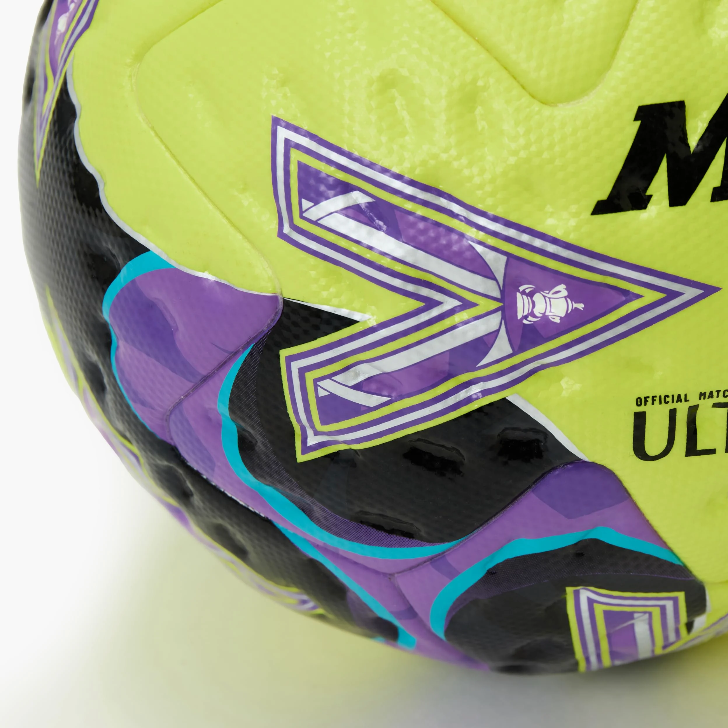 Mitre WFA Cup Main R Ultimax Pro2526 Fútbol para Unisex Adulto, Verde/Púrpura/Negro, 5