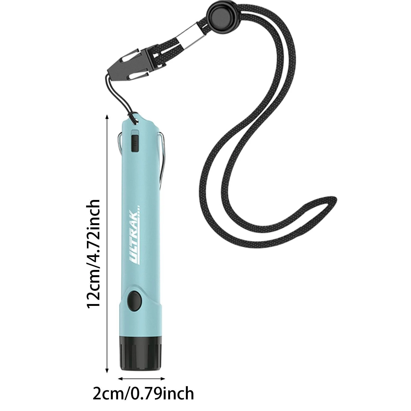 Silbato Electrónico Portátil con Botón LED, Cordón Práctico, Plástico PP, Adecuado para Entrenamiento Deportivo Y...